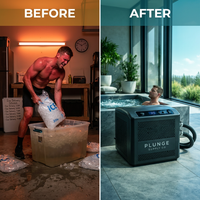 Elite Cold Plunge Chiller System — Before & After