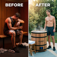 Plunge Supply Co Splendora Barrel Cold Plunge — Before & After