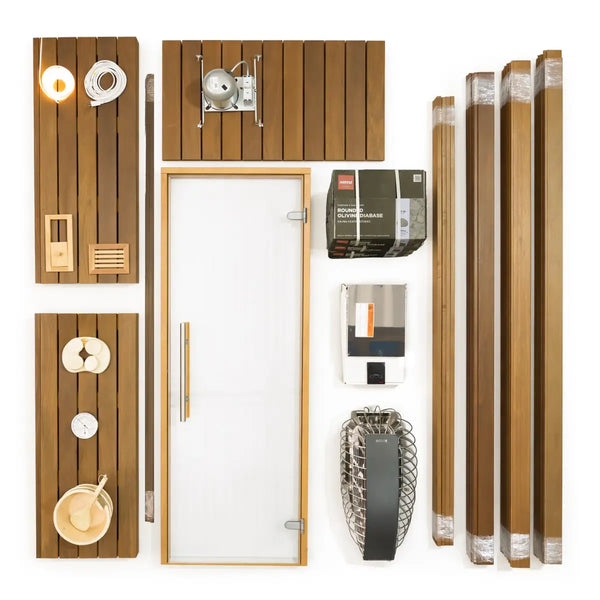 Carbon Smart Saunas - 8' x 8' x 8' - by Finnish Sauna Builders